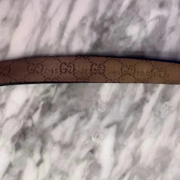 Authentic Gucci Black Bow Belt - 17 Inches - Picture 2 of 5